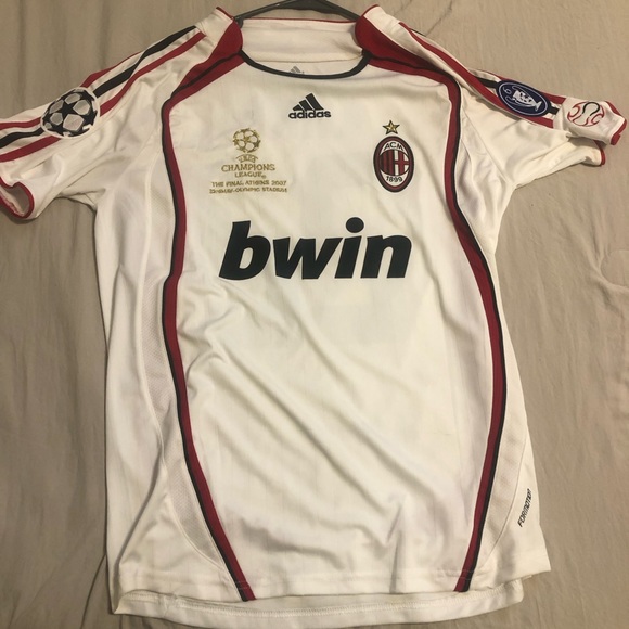 adidas | Shirts | Kaka 22 207 Ac Milan Jersey Retro | Poshmark